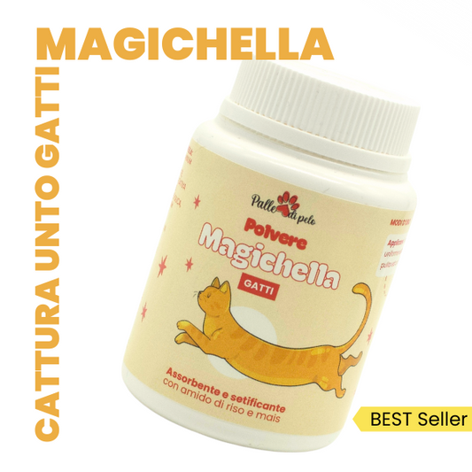 MAGICHELLA, polvere cattura oleosità per gatti