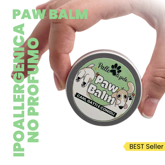 PAW BALM: balsamo polpastrelli DELICATO, NUTRIENTE IPOALLERGENICO