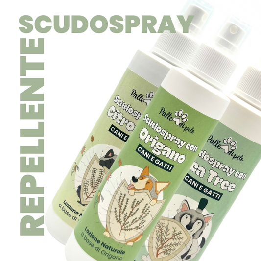 SCUDOSPRAY cani, gatti e umani - scudo naturale contro insetti
