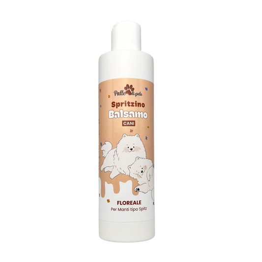 SPRITZINO, Balsamo per cani antimuta per pelo tipo spitz e primitivo