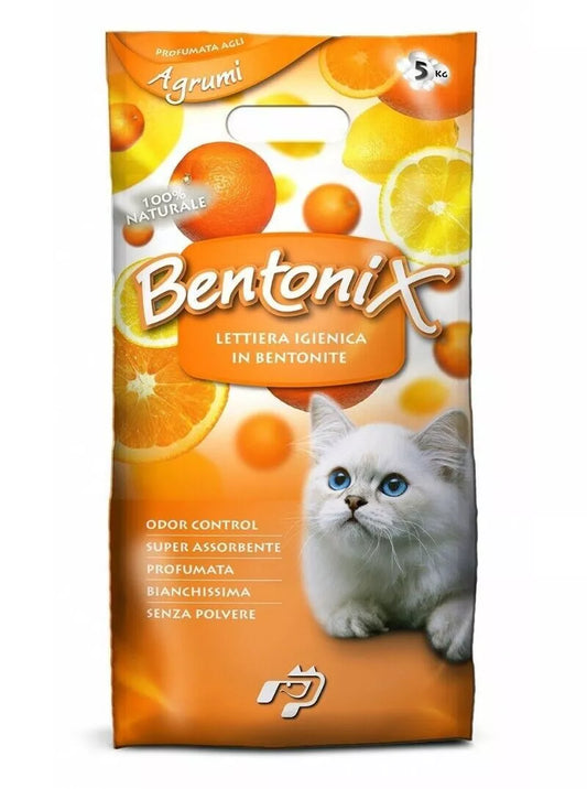 Lettiera agglomerante per gatti Bentonix 5kg