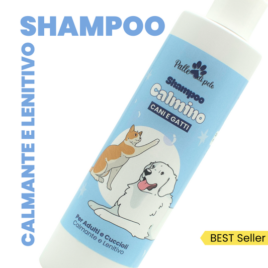 CALMINO, Shampoo lenitivo e delicato per cani e gatti